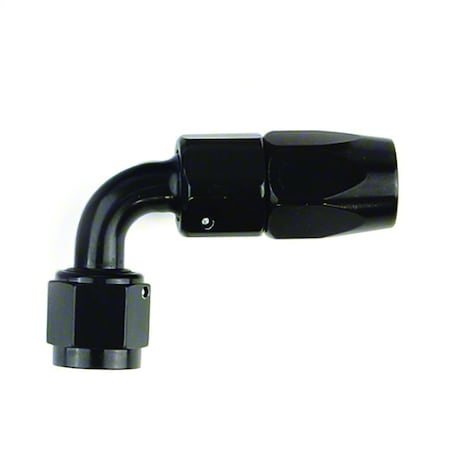 HOSE ENDS Full Swivel 16AN 90 Degree Anodized Black Aluminum Single